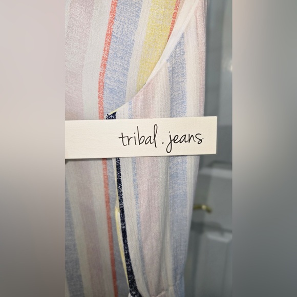 Tribal Multicolor Striped Dress - Picture 6 of 8